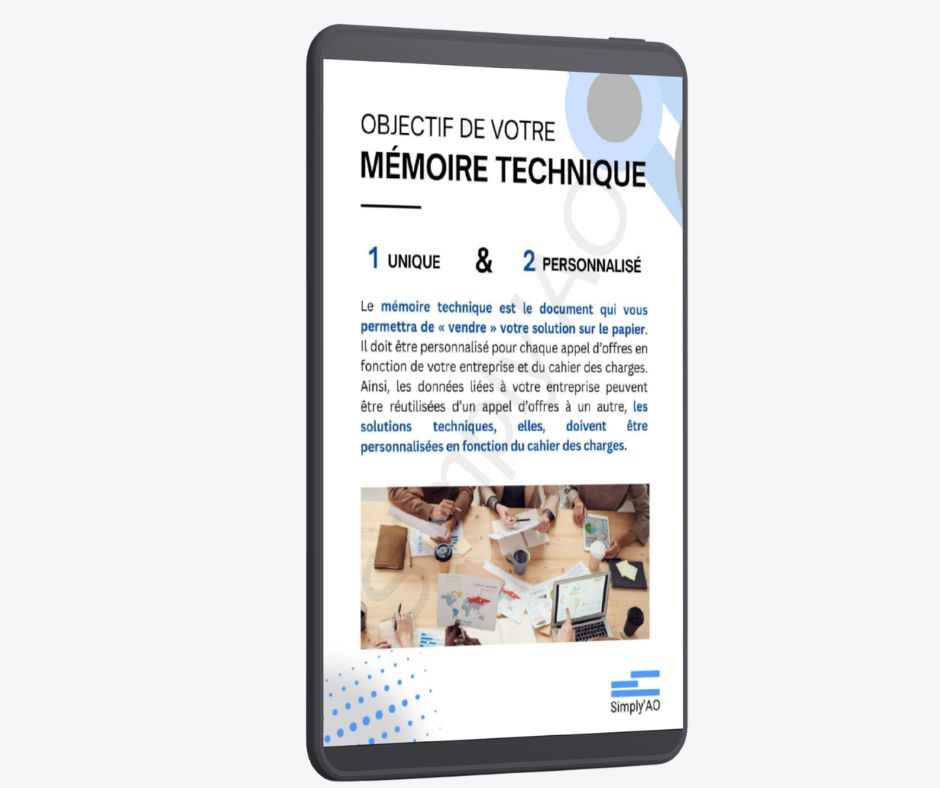 objectif du mémoire technique