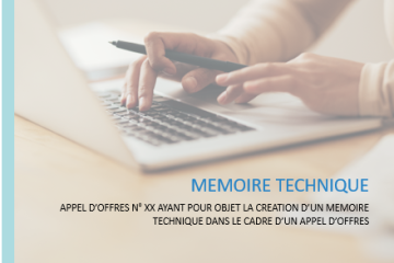 Trame gratuite mémoire technique 