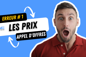 Erreur 1 appel d'offres : modifier les prix 