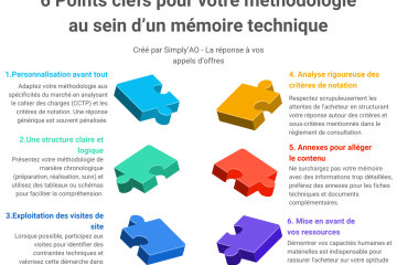 6 points méthodologie mémoire technique